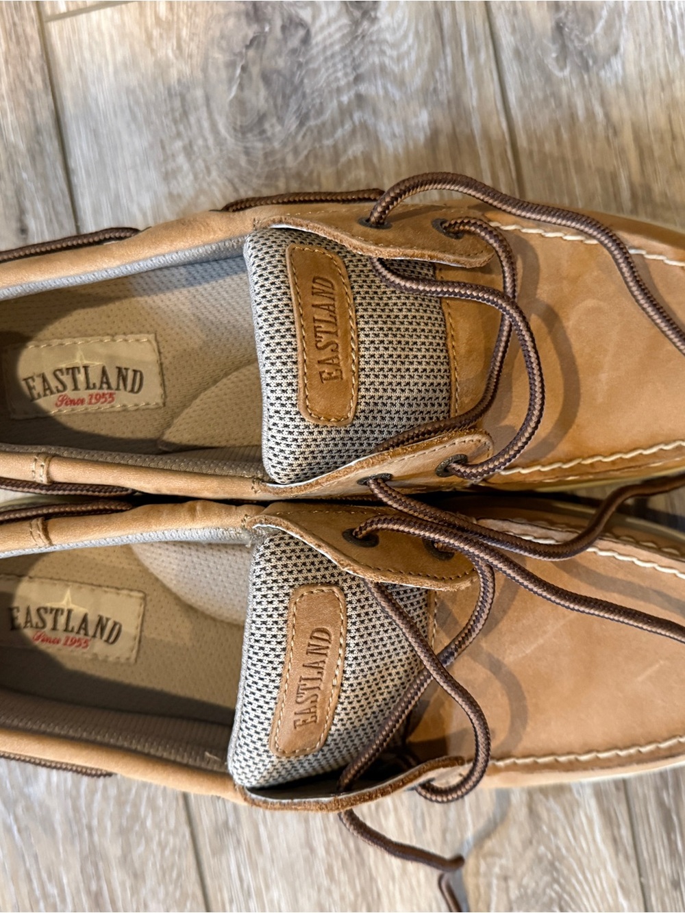 Solstice Tan Leather women’s Boat Shoes